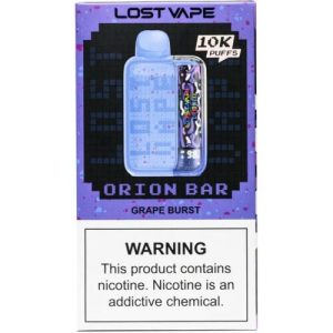 Lost Vape Orion Bar 10000 Disposable – Grape Burst